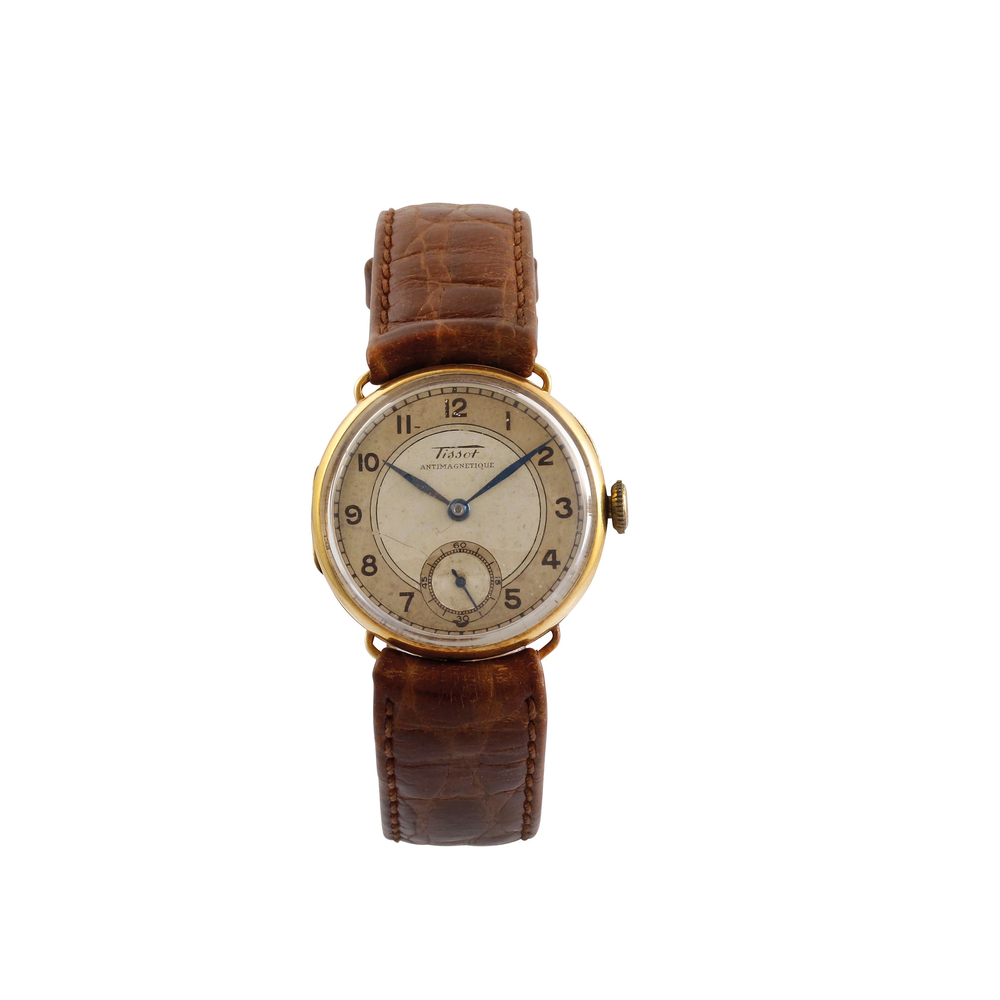 Tissot Antimagnetique 18k yellow gold 1940 | Vintage and Modern