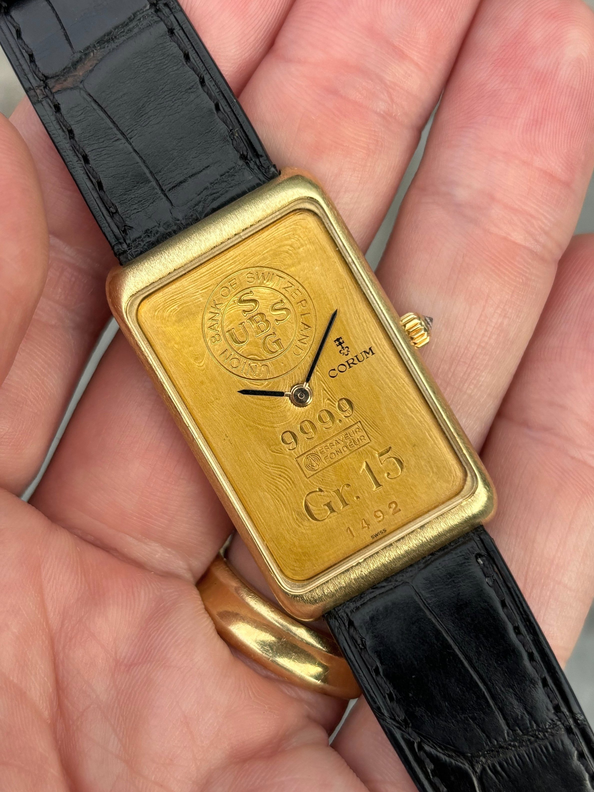 Corum 15g Ingot 999.9 Bank Of Switzerland 5540056 Yellow gold