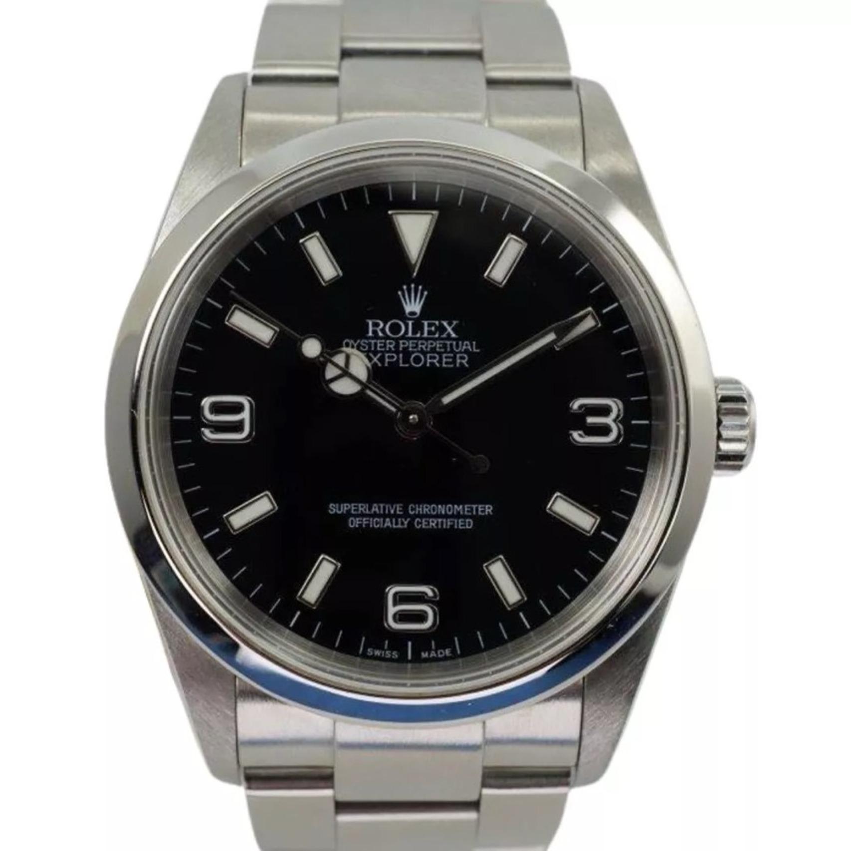 Rolex Explorer I 114270 Stainless steel Black 2001 United States