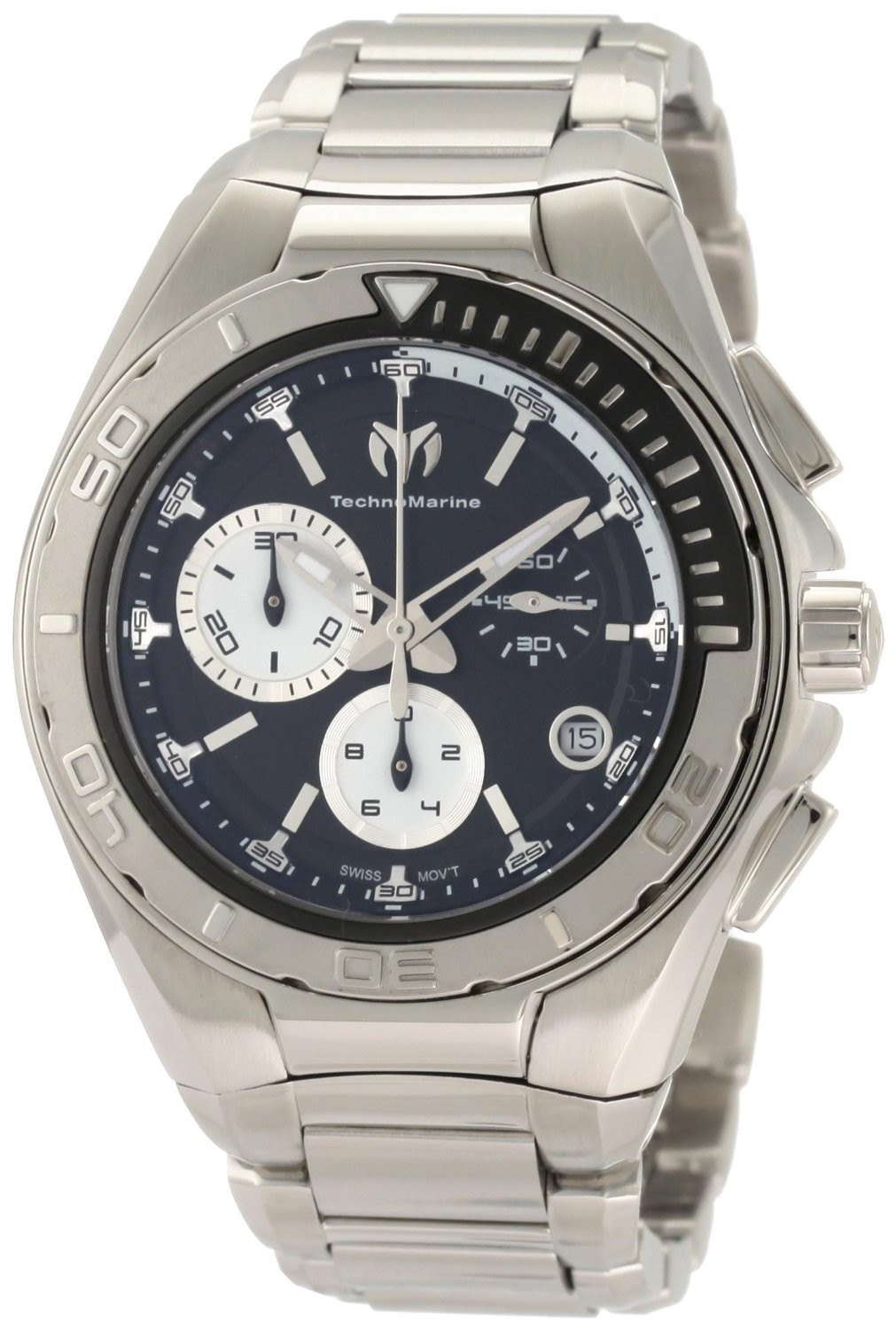 TechnoMarine Unisex 110045 Cruise Original 3 Hands Silver Dial Watch TechnoMarine Unisex TM-124016 Cruise Original 45mm Silver  main image 2