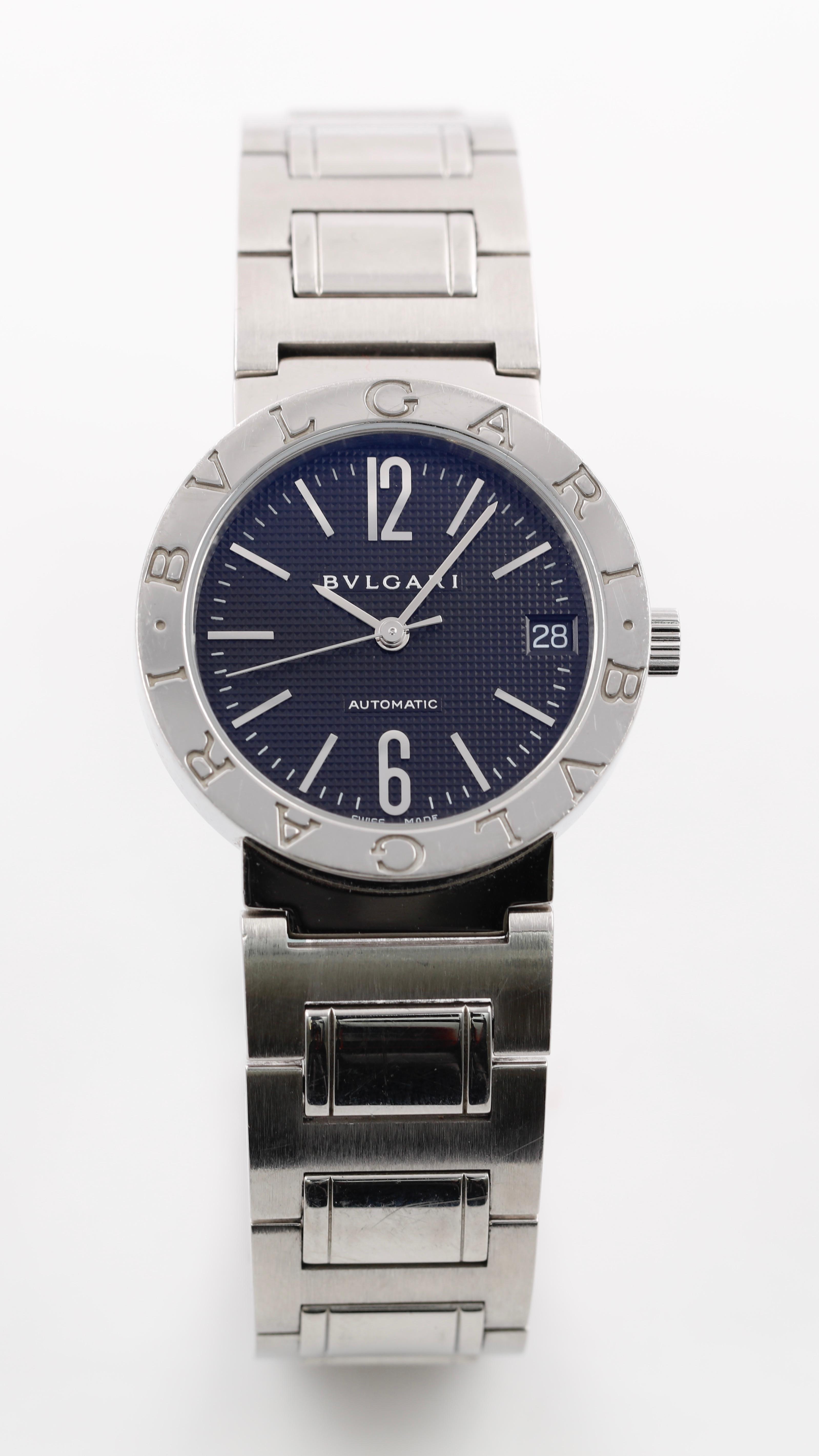 BVLGARI Bvlgari Bvlgari BB 33 SS Stainless steel Black Switzerland 