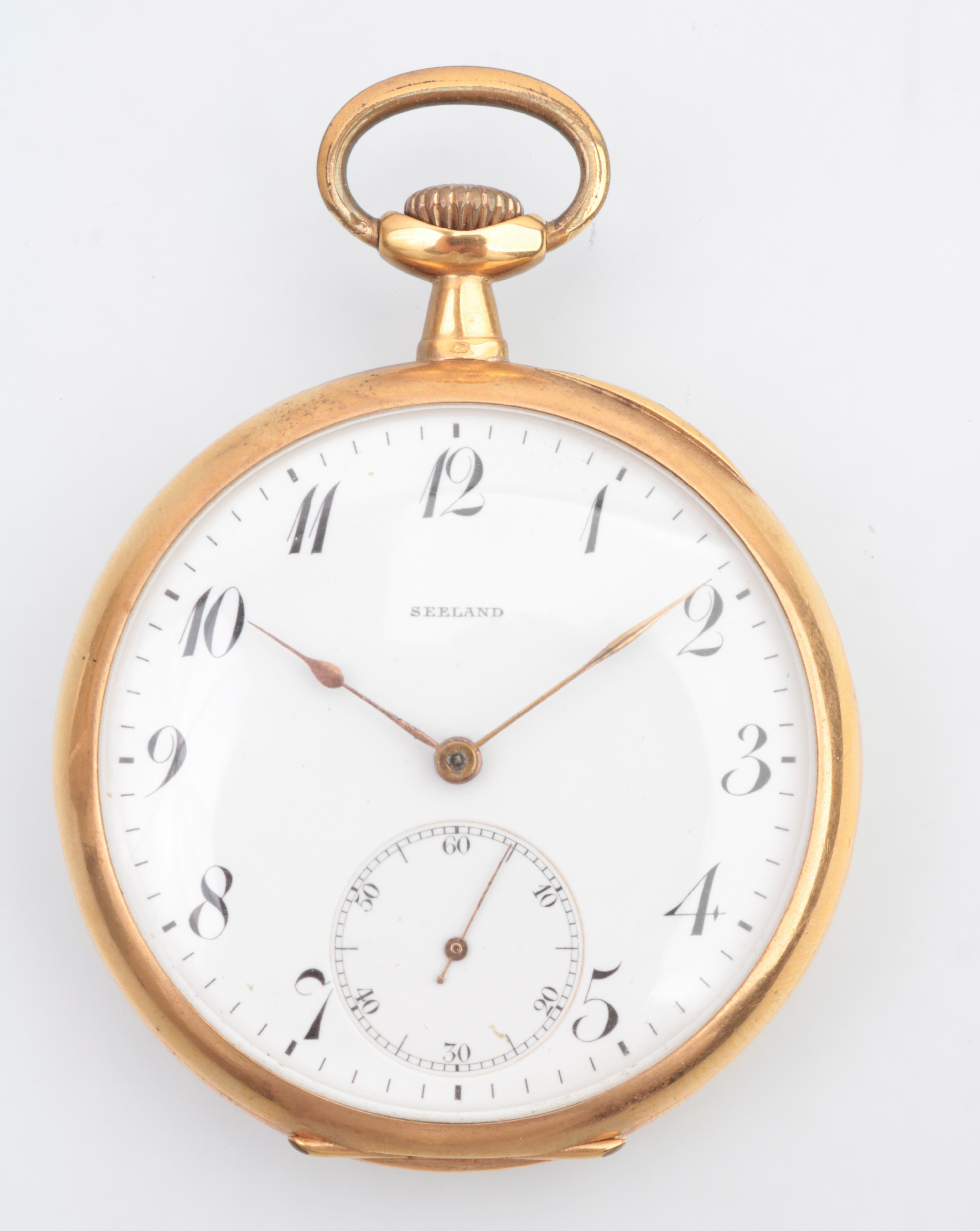 Antique Seeland Pocket Watch Antiques Atlas 14K Gold Seeland