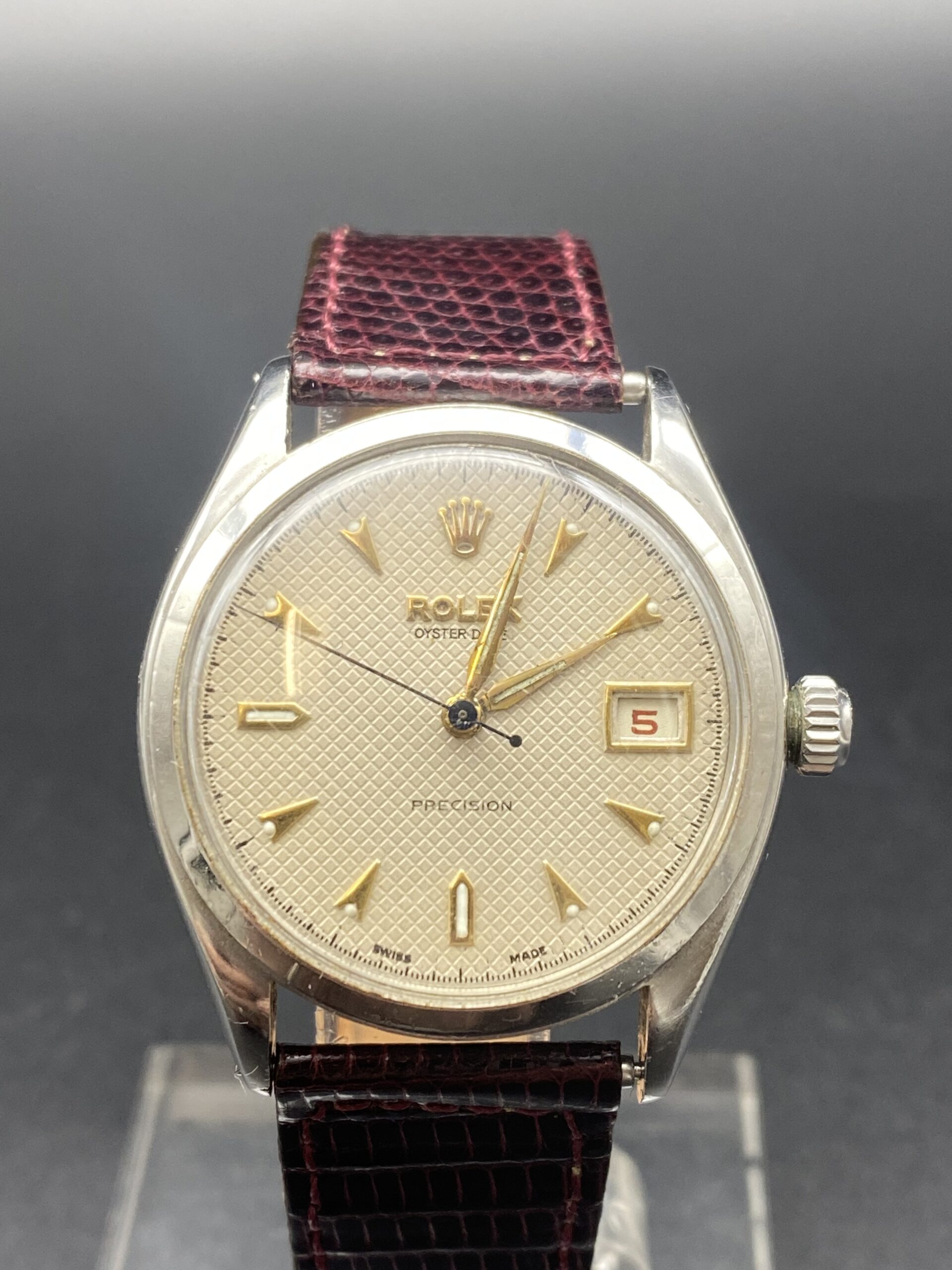 Rolex Oysterdate Precision 6094 Stainless steel Silver 1950