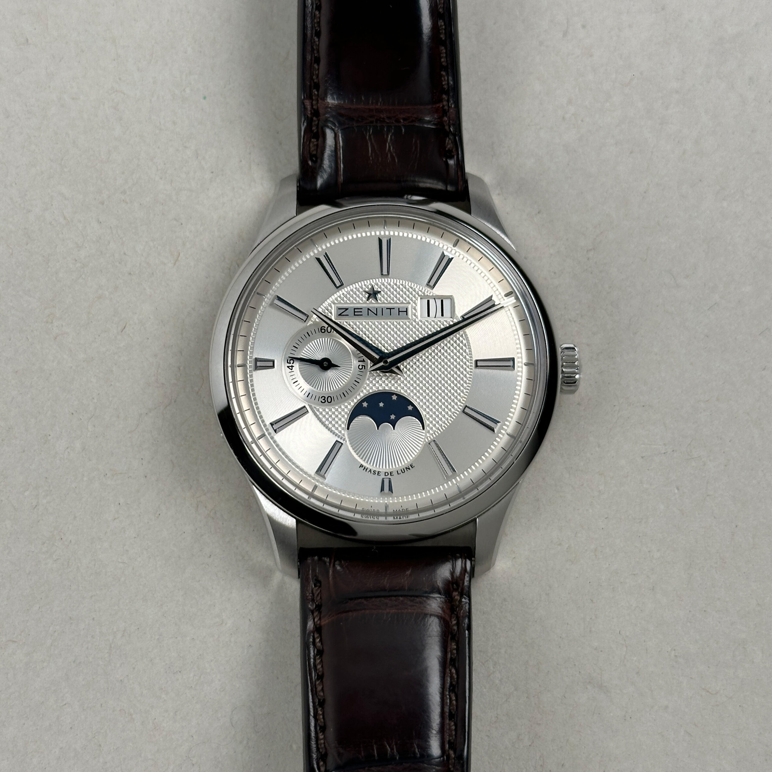 Zenith Captain Moonphase 03.2140.691/02.C498 Stainless steel