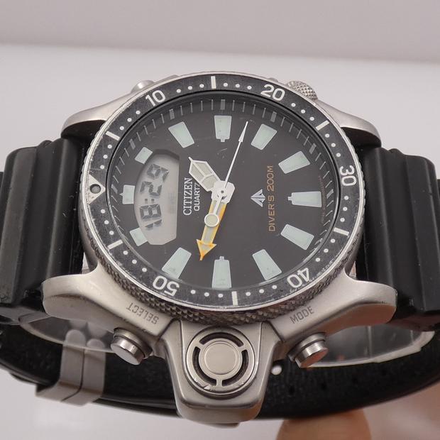 Citizen Promaster C520-000371 Stainless steel Black 1990 Italy