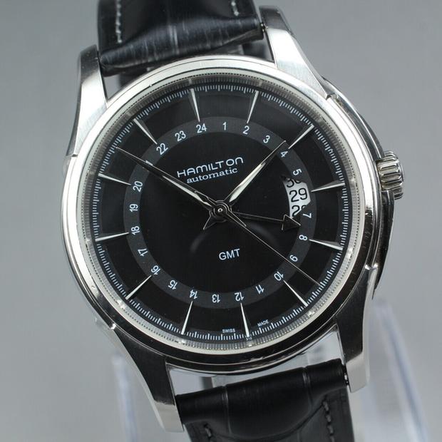 Hamilton Jazzmaster Traveler H325850 Stainless steel Black Japan