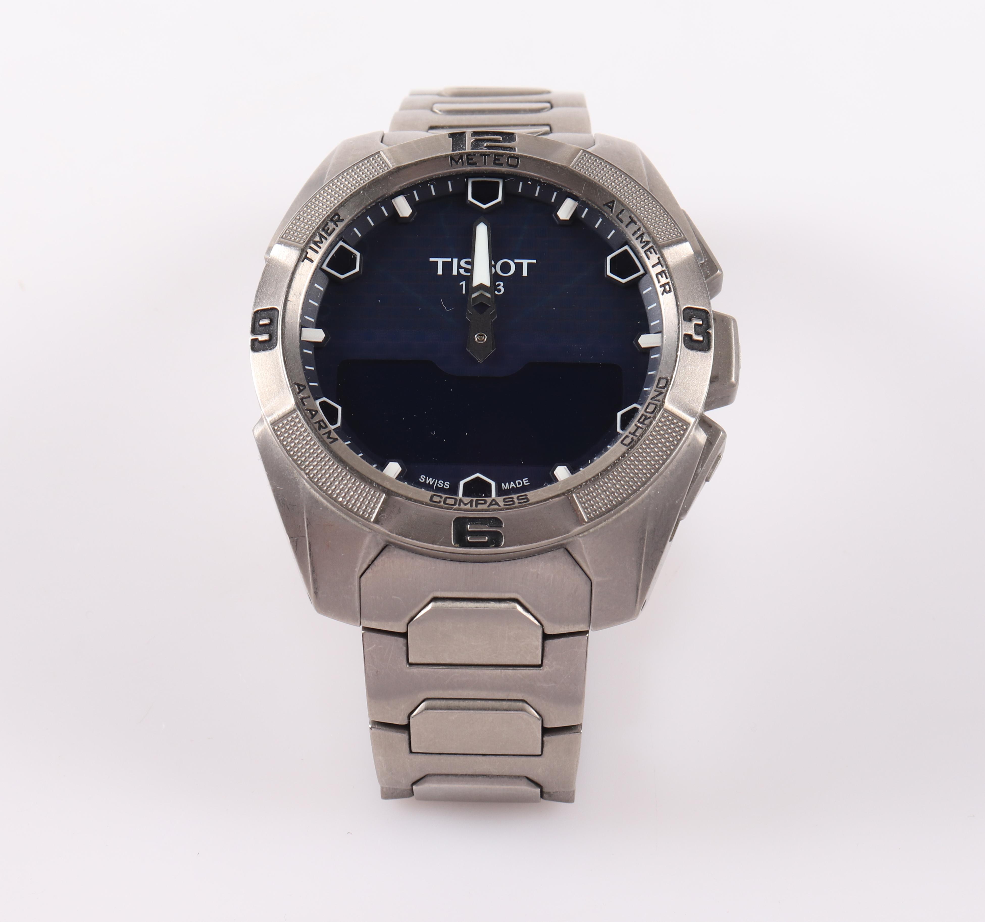 Tissot T-Touch Expert Solar T091420A Titanium Blue 2015 Austria