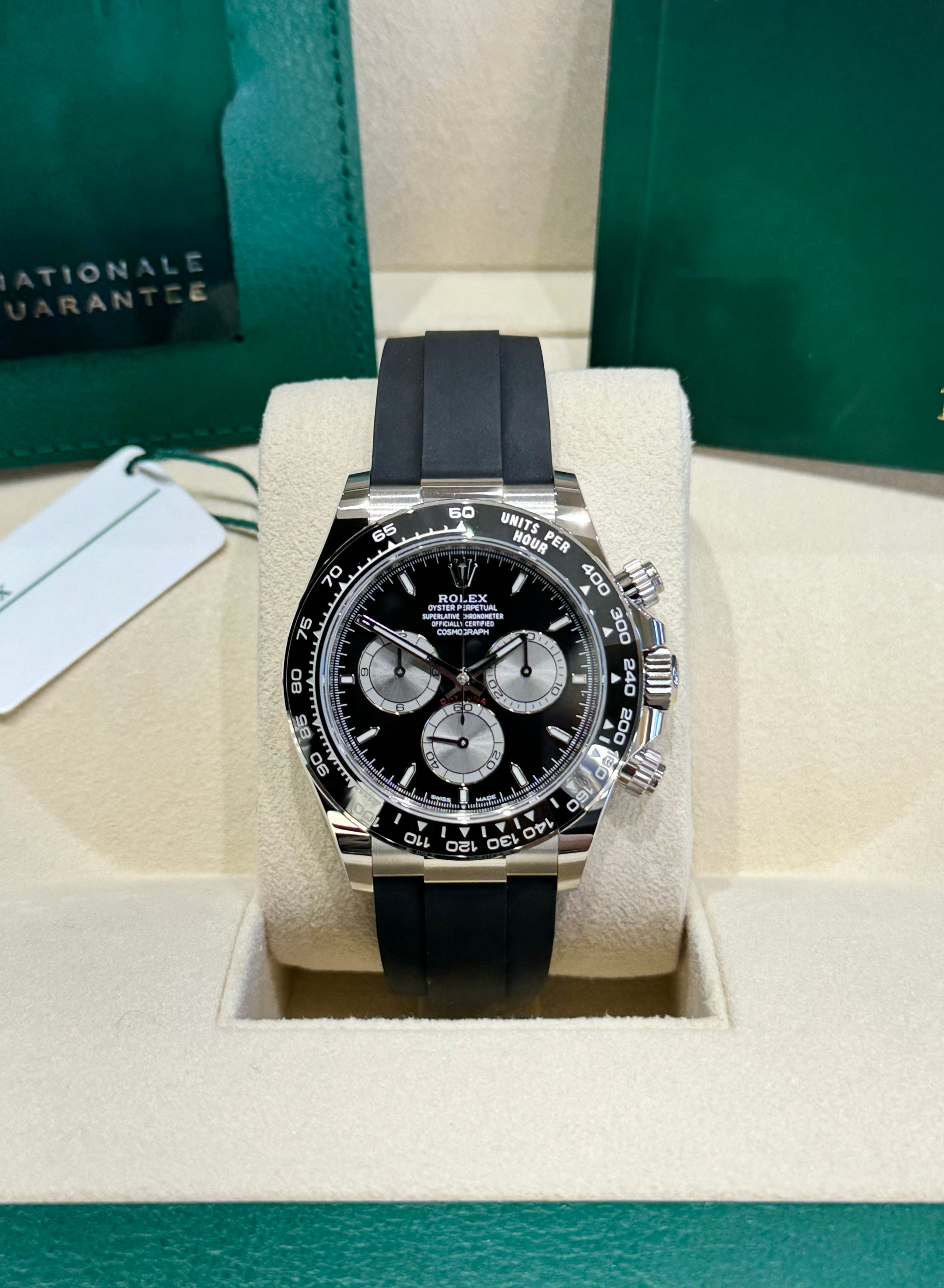【公式】 Cosmograph Rolex Daytona 2023 Black gold White 126519 ゴルフバッグ・キャディバッグ