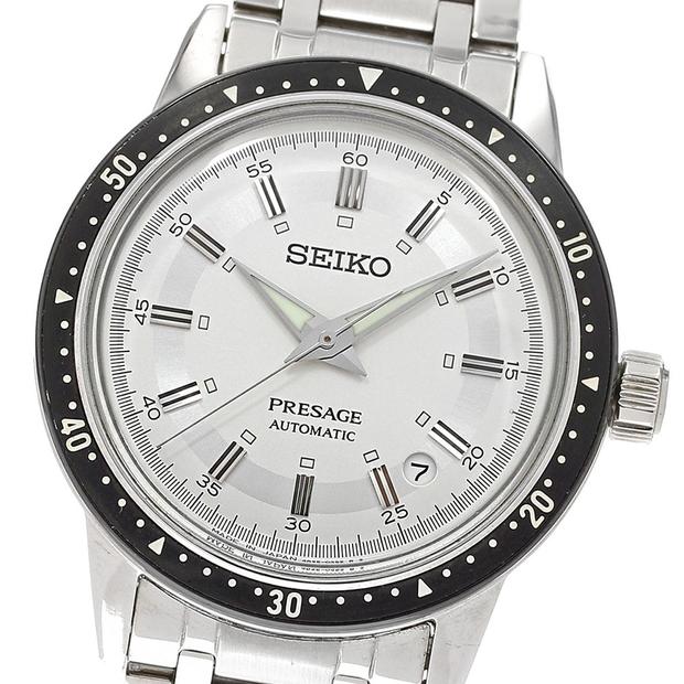 セイコー 自動巻 プレサージュ 黒文字盤 4R35-05A0 SEIKO セイコー プレザージュ Style60's SARY197 4R35-05A0