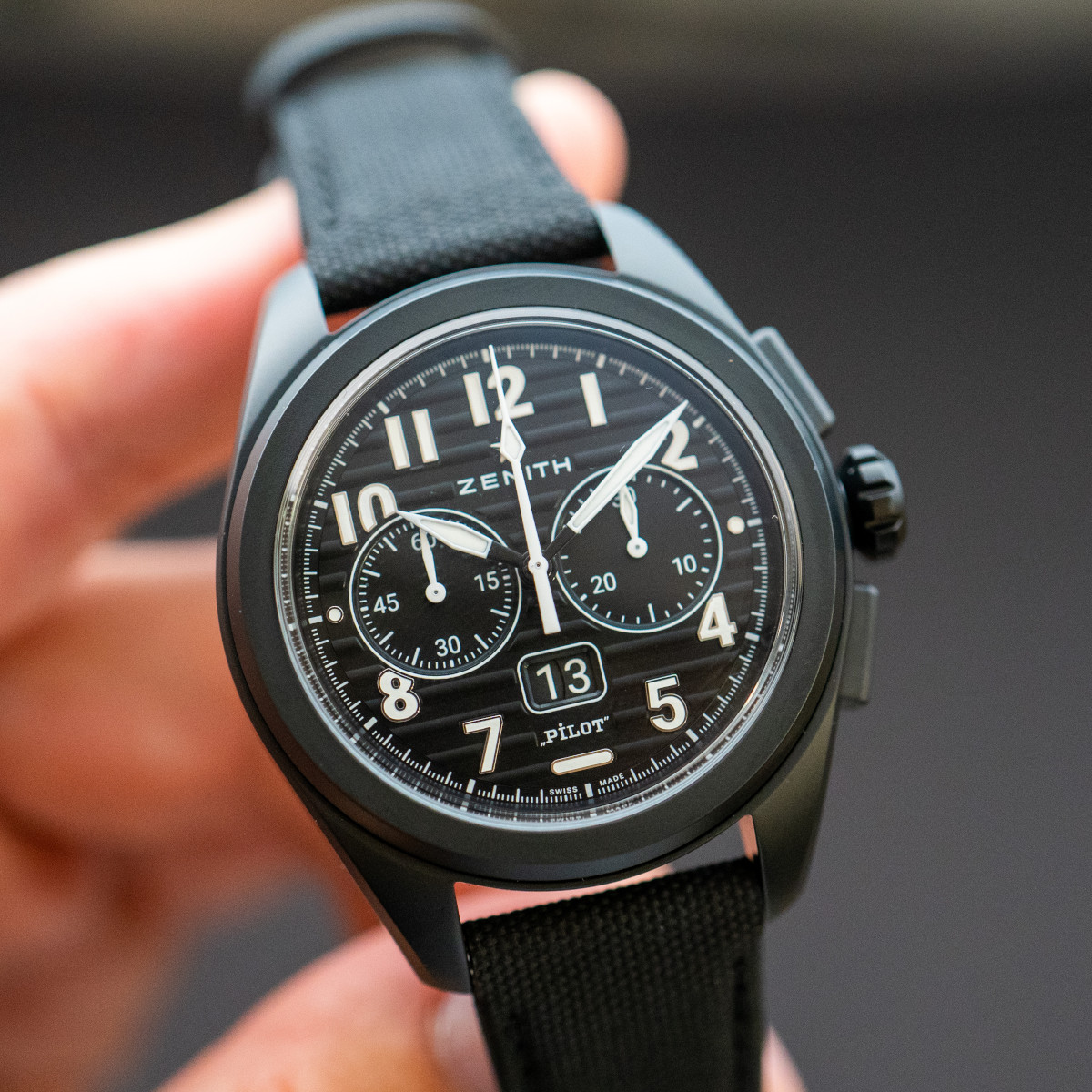 Zenith Pilot 49.4000.3652/21.I001 Ceramic Black Italy | Dealer