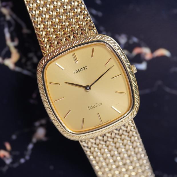楽天市場】SEIKO【セイコー】8N40-5040 ✨SEIKO✨セイコー✨ドルチェ✨8N40-5040✨ゴールド文字盤✨腕時計✨ ドルチェ 2針 ゴールド文字盤 腕時計