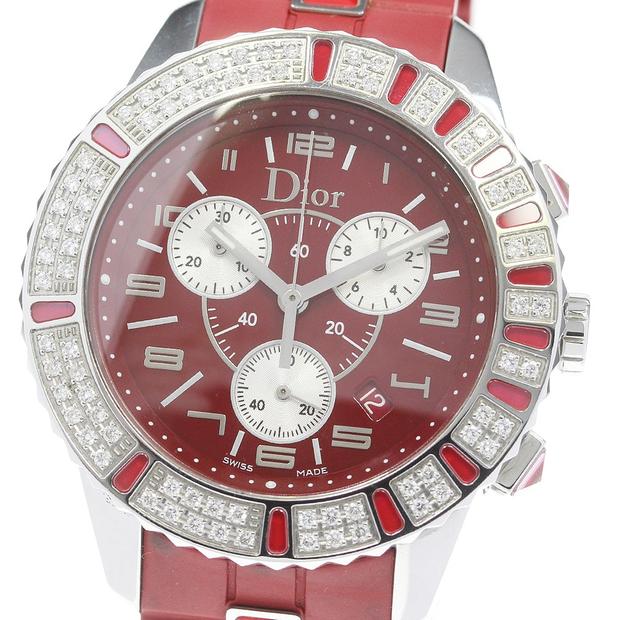 Dior Christal CD11431B-V Stainless steel Red Japan | Dealer