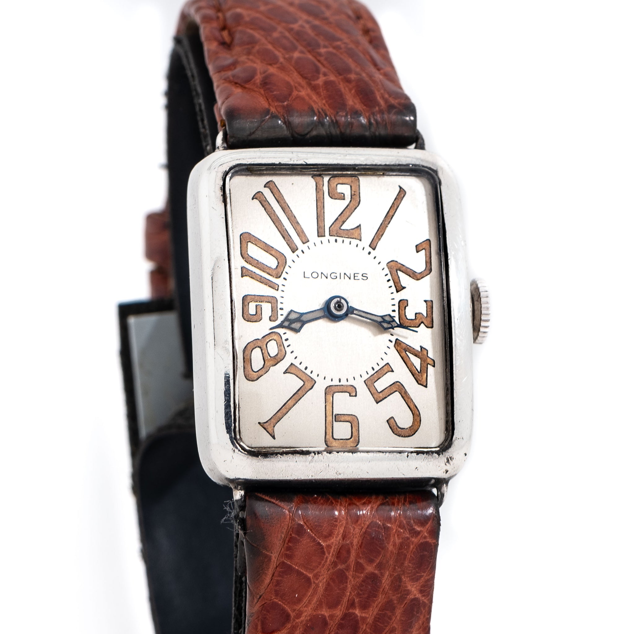 Longines Rectangular Silver Silver 1922 United States