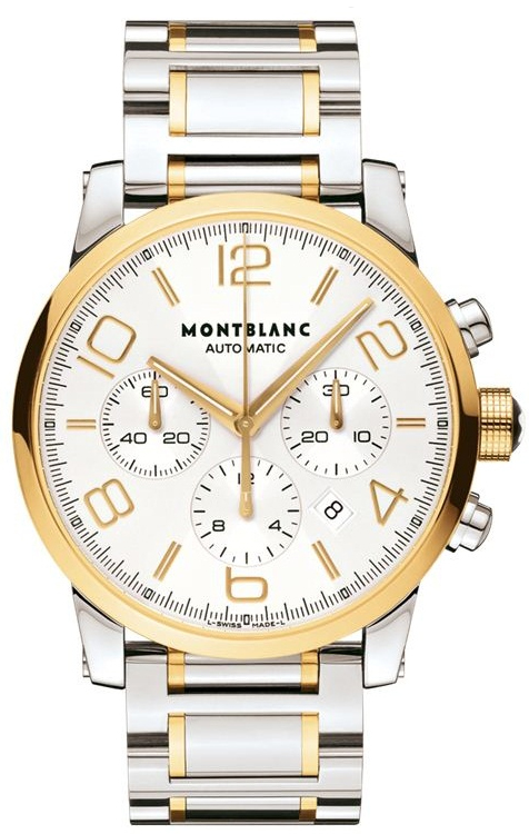 Montblanc TimeWalker 107320 Yellow gold and Stainless steel Silver