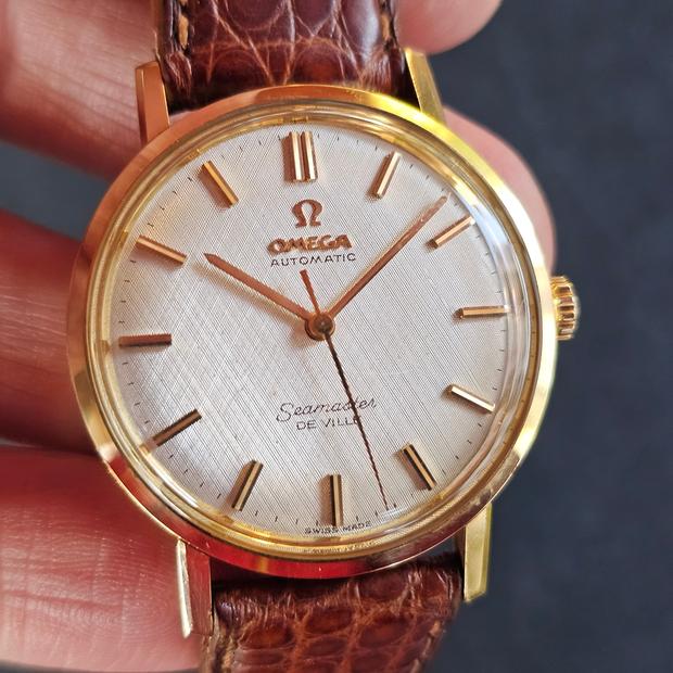 S*y様 OMEGA ゴールド アナログ時計 Omega Seamaster De Ville 165.020 Yellow gold Silver 1962 | Dealer