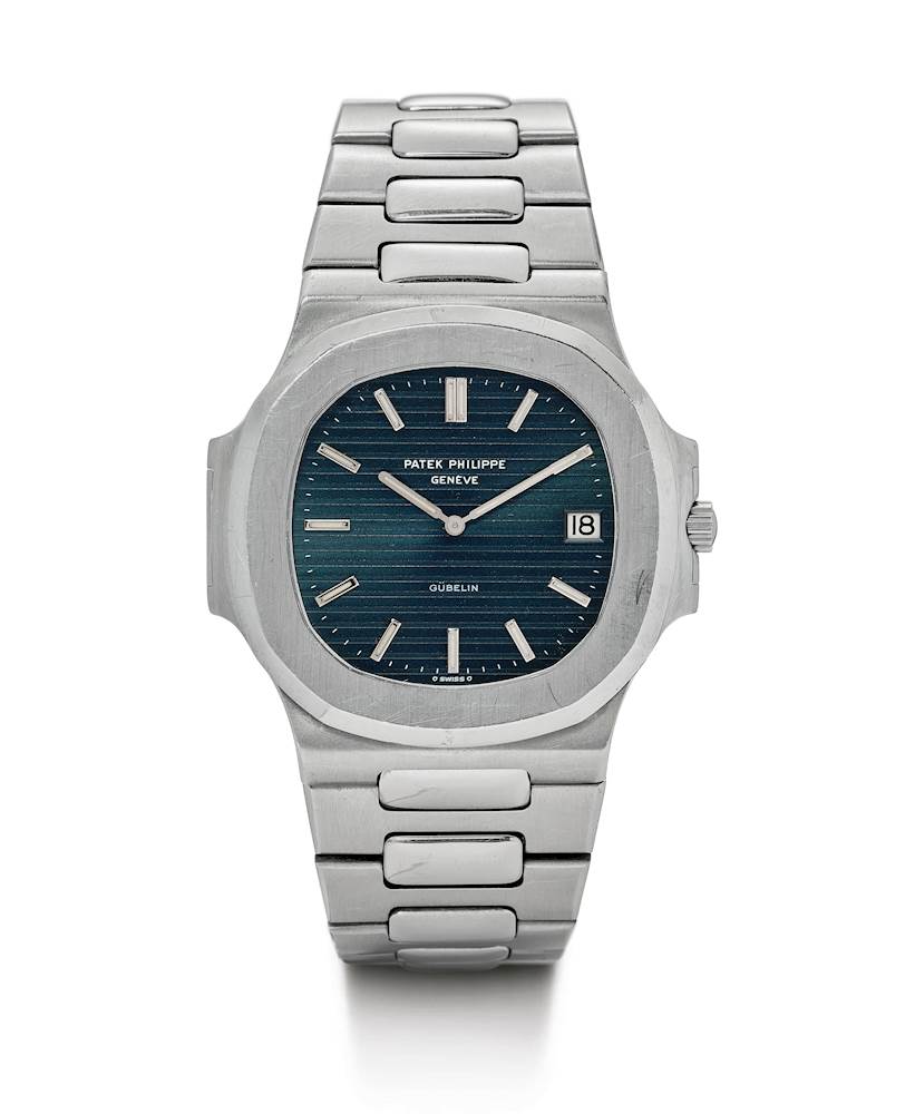 Patek Philippe Nautilus 3700 Stainless steel Black and Blue 1974