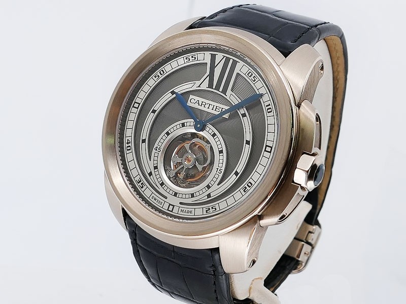 腕時計 Cartier Cartier Calibre de Cartier W7100003 White gold Silver United