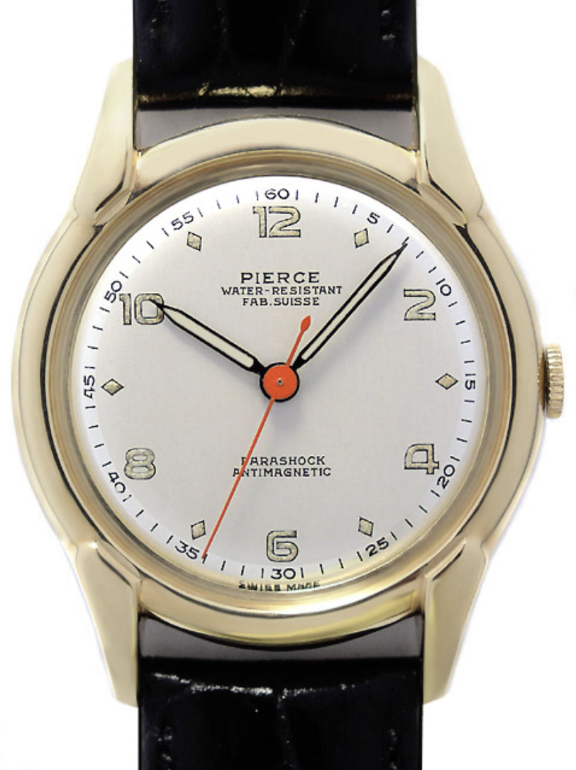 Pierce Chrome Silver 1940 United Kingdom Weekly: Watches Lot