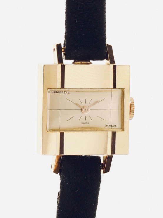 Universal Genève Ladies Wristwatch 155152 1 Rose gold Silver 1959 Spain ...