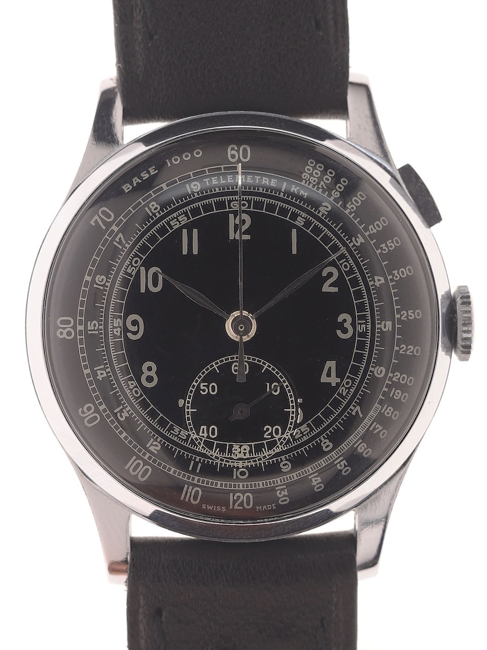 Venus Gents / Unisex 1-Button Chronograph Wristwatch 866.301