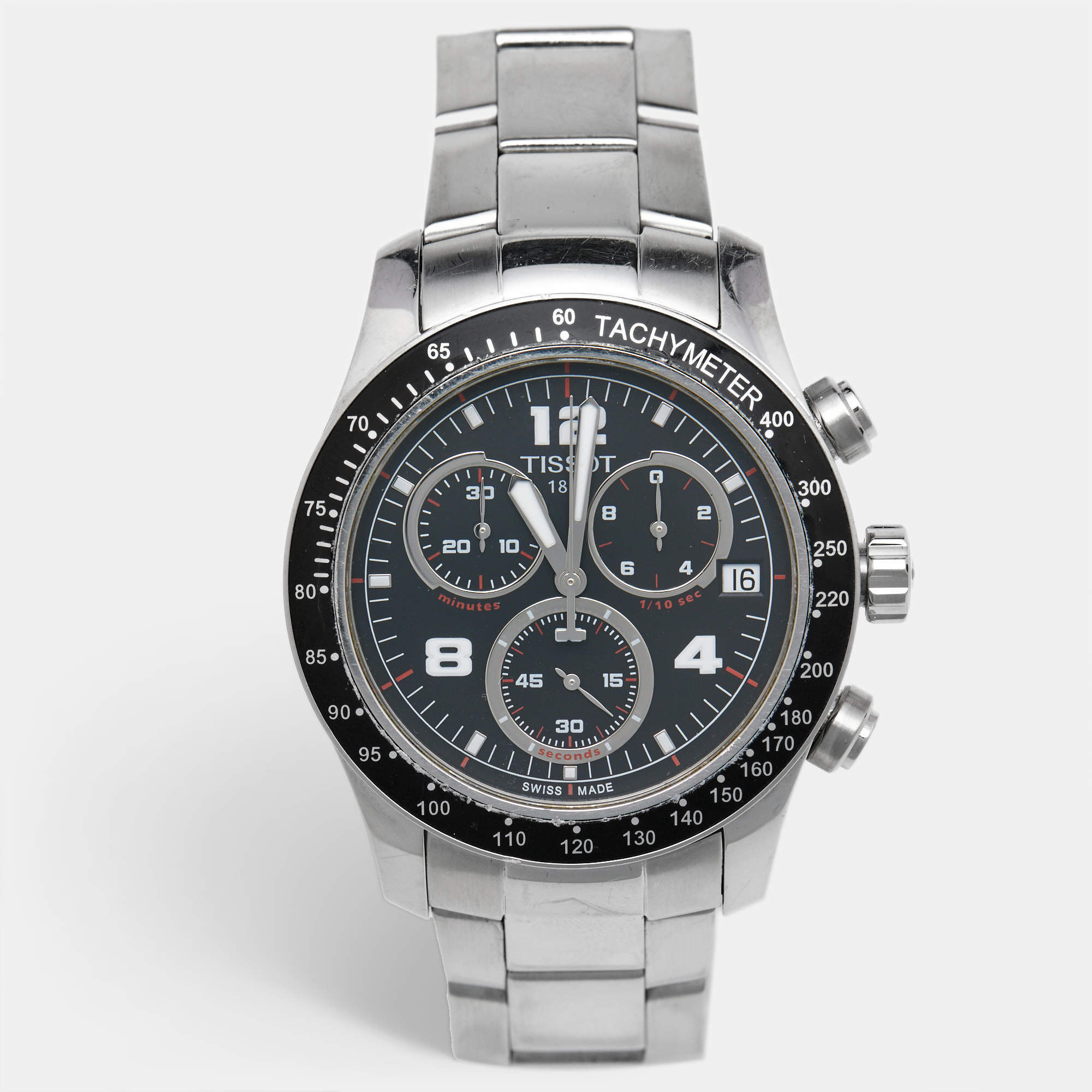 Tissot V8 T039.417.11.057.00 Stainless steel Black United Arab 