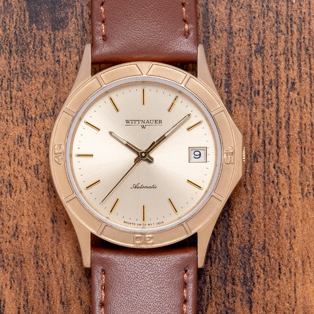 Wittnauer CRR 0475 Gold-plated Golden 1990 United Kingdom | Dealer