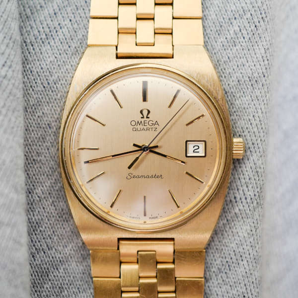 Seamaster Quartz Montre Omega Vintage Femme Omega Seamaster Yellow