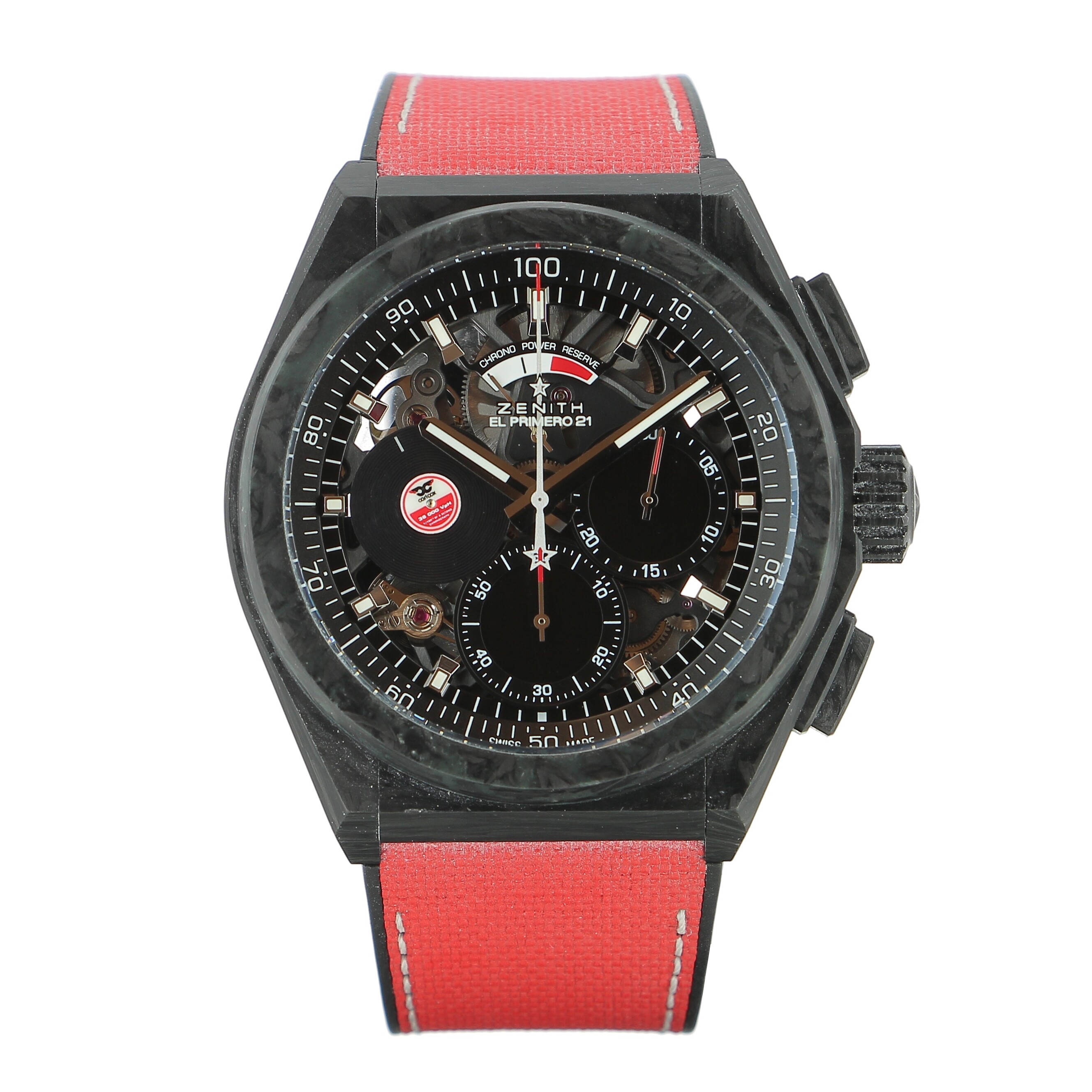 Zenith Defy 10.9001.9004/99.R941 Carbon fiber Skeletonized