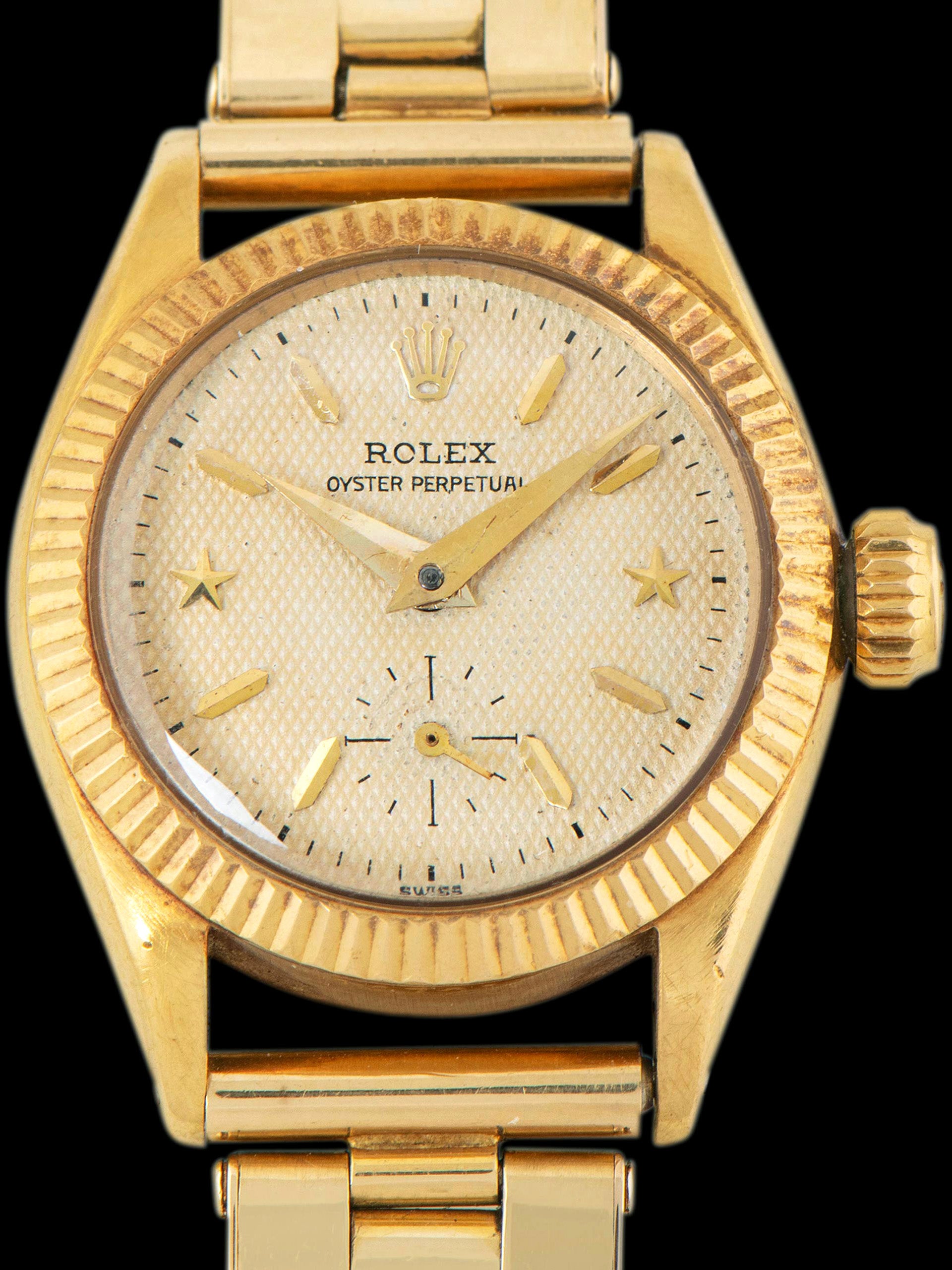 Rolex Oyster Perpetual 6509 Yellow gold Silver United States