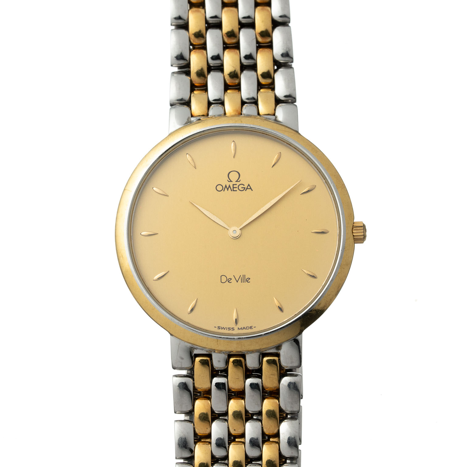 Omega De Ville 7200.11.00 18K Solid Gold$Stainless Steel