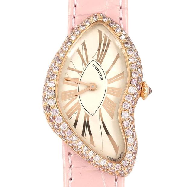 Cartier / カルティエ】mini Tank Pink shell dial