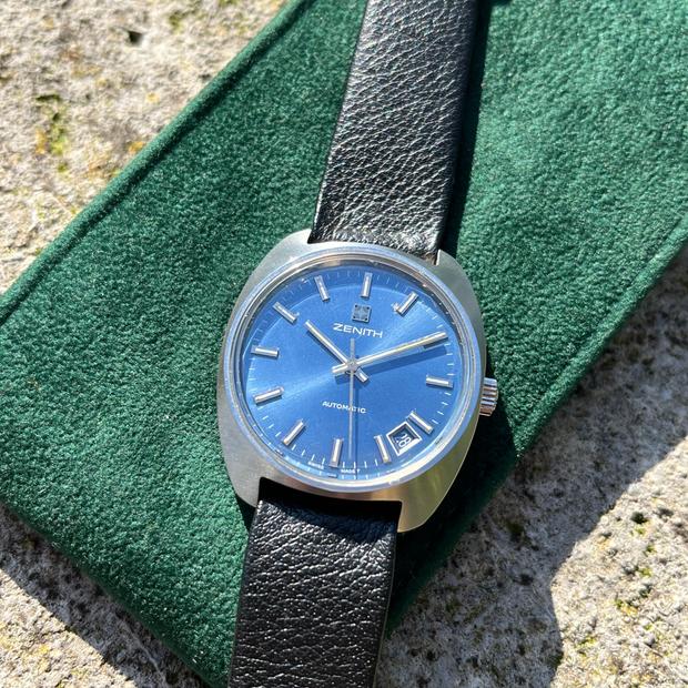 Zenith Surf 01-1291-380 Stainless steel Blue 1975 Italy | Dealer