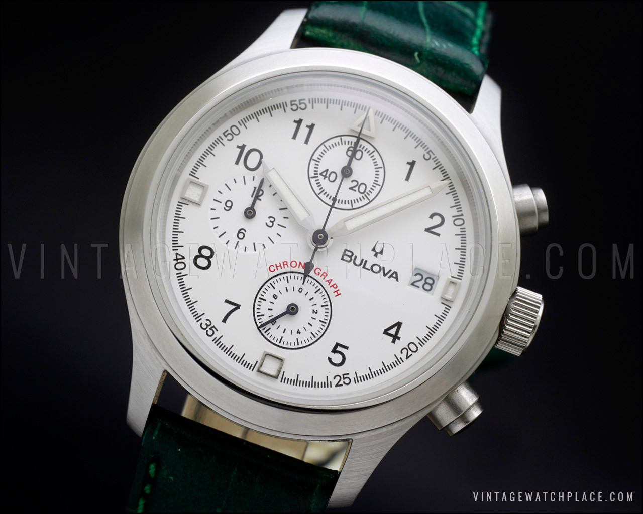 Bulova Chronograph JC 509 Stainless steel White | Dealer