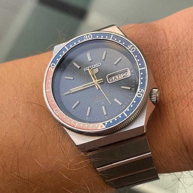Seiko 5 Sports 6309-836A Stainless steel Black 1970 Albania 