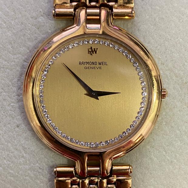 Vintage Raymond Weil 10M 16 K Gold Electroplated 5742 BIRSH