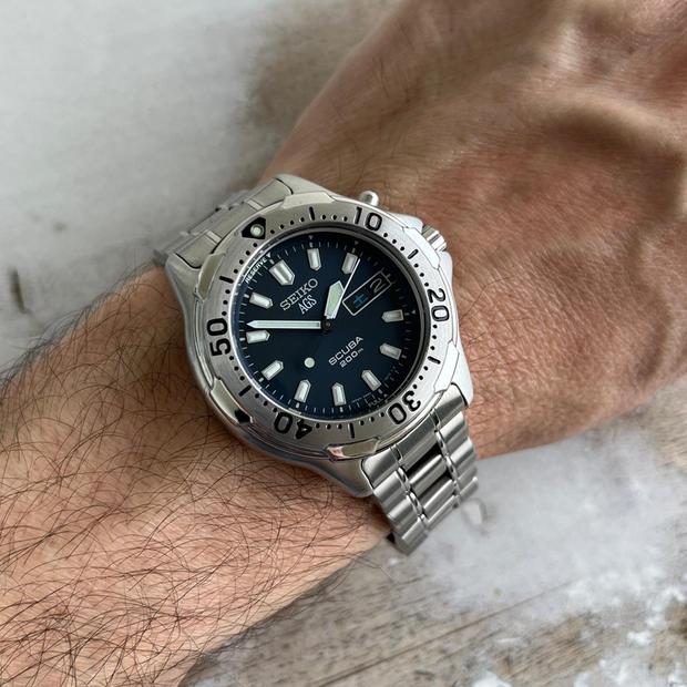 SEIKO AGS SCUBA 200m 5M43-0C30 ダイバーズウォッチ SEIKO AGS SCUBA 200m 5M43-0C30 ダイバーズウォッチ