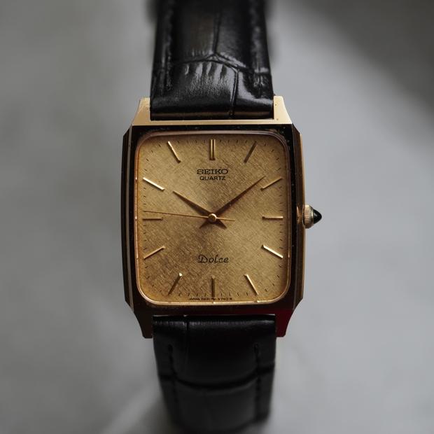 SEIKO Dolce 5931-5550 1983年 ドルチェ クォーツ時計 Seiko Dolce 5931-5550 Stainless steel Champagne 1983 France