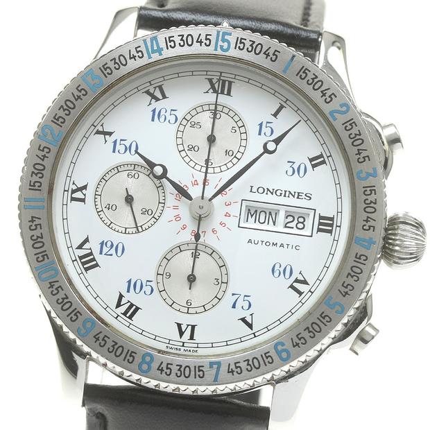 Longines Lindbergh Hour Angle L2.602.4 Stainless steel White Japan
