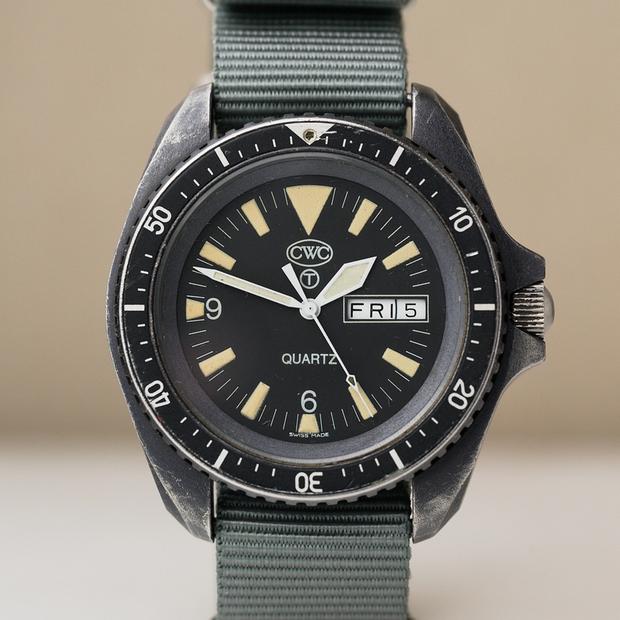 Cwc Sbs Day Date Diver Watch Cabot Watch Company SBS 1993 Steel