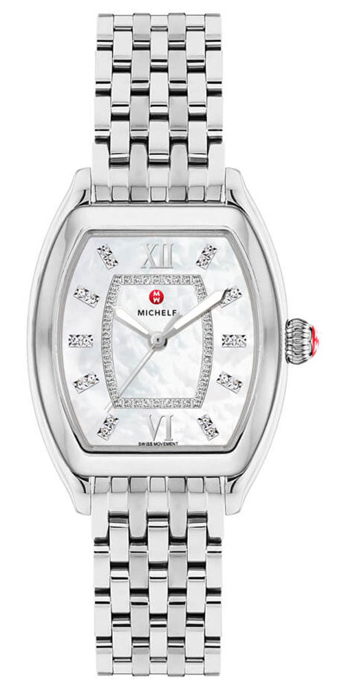 Michele womens Two tone Brand new watch MWW03C000522 NEW Michele Mirror Two Tone Gold Silver Diamond CSX 36 Watch  main image 3