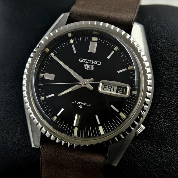 SEIKO5 6119-8030 稼働品 ブラック seiko-5-6119-803030020182.jpg