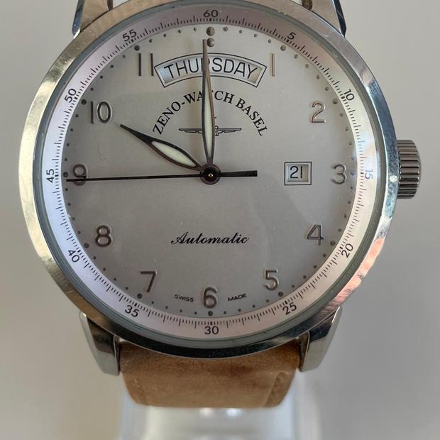 Zeno-Watch Basel 6069-2834 Stainless steel White Sweden | Dealer