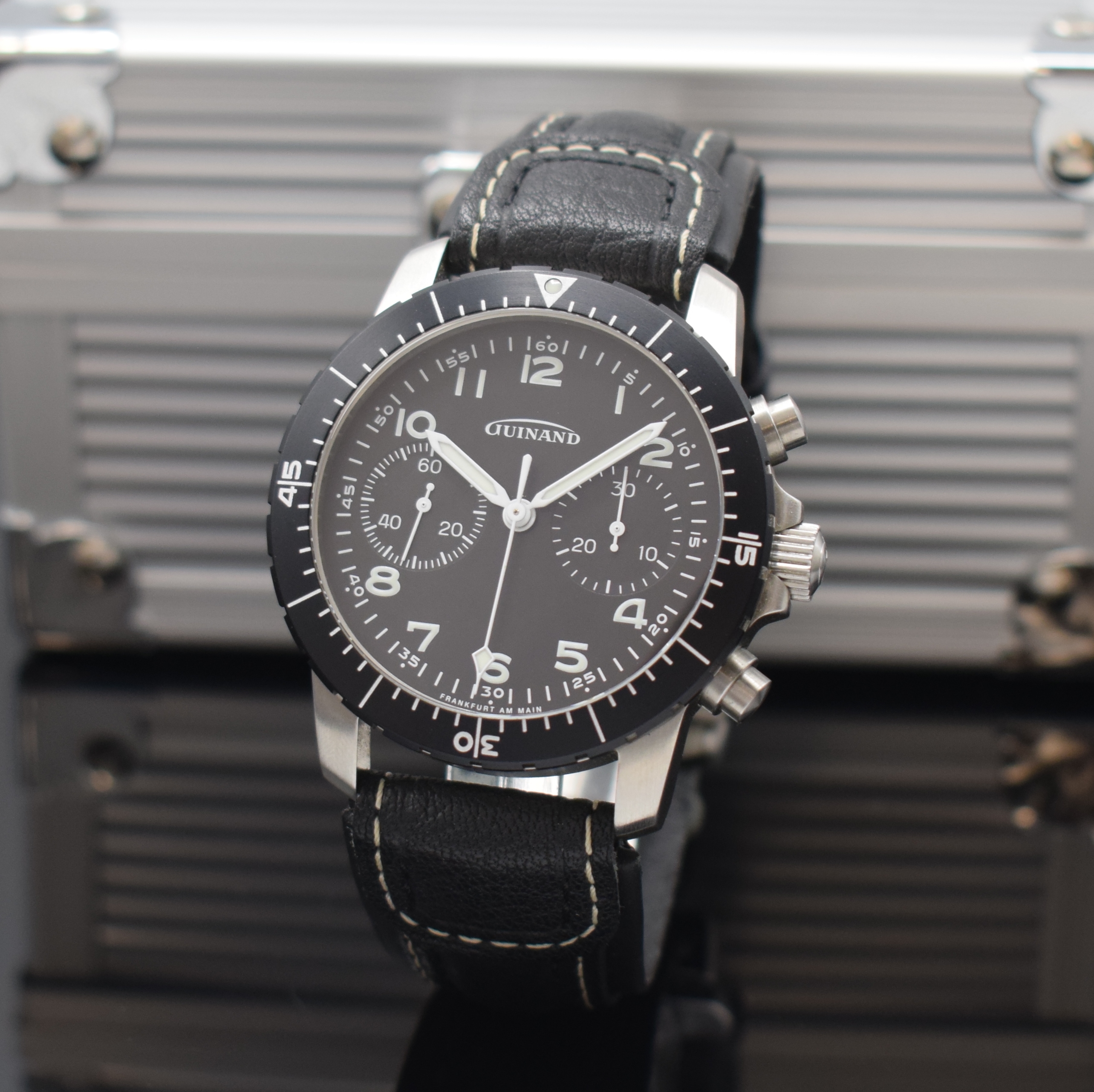 Guinand Flieger Serie 90 Stainless steel Black Germany