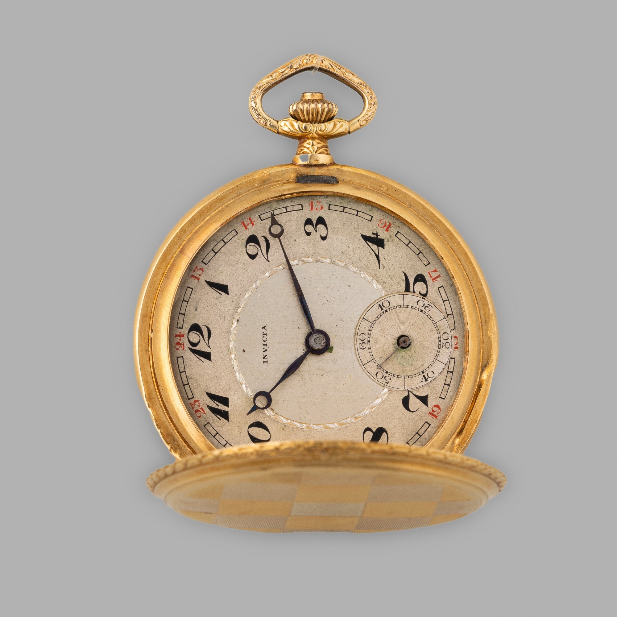 Invicta 18k yellow gold 1920 Italy Pocket watches Lot 94