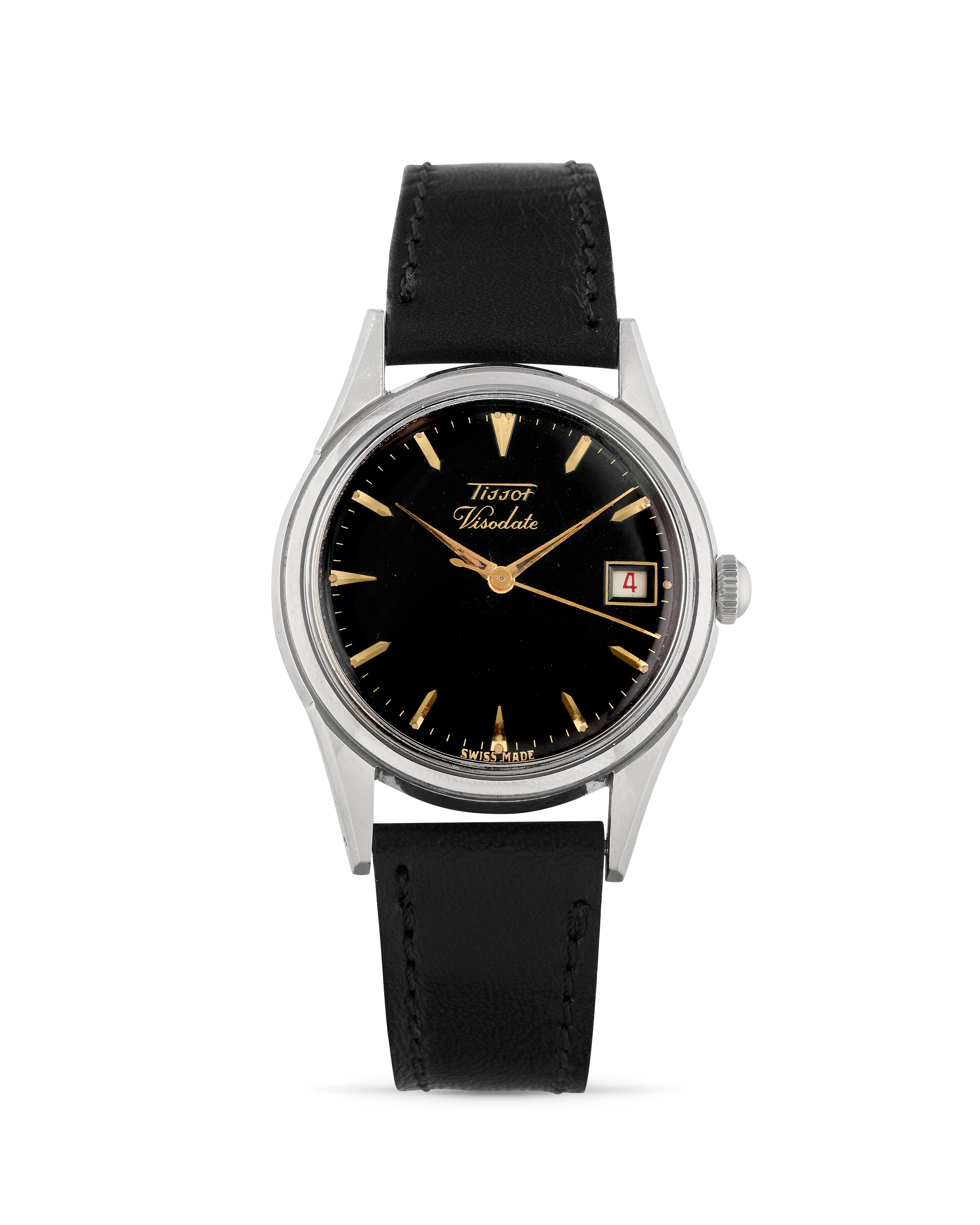 Tissot Heritage Visodate 6606 Stainless steel Black 1950 Italy