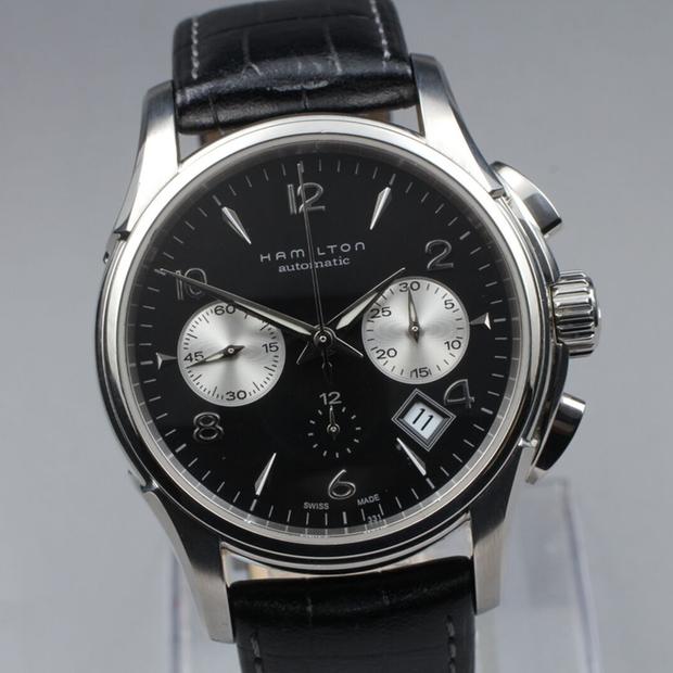 Hamilton Jazzmaster Auto Chrono H326560 Stainless steel Black