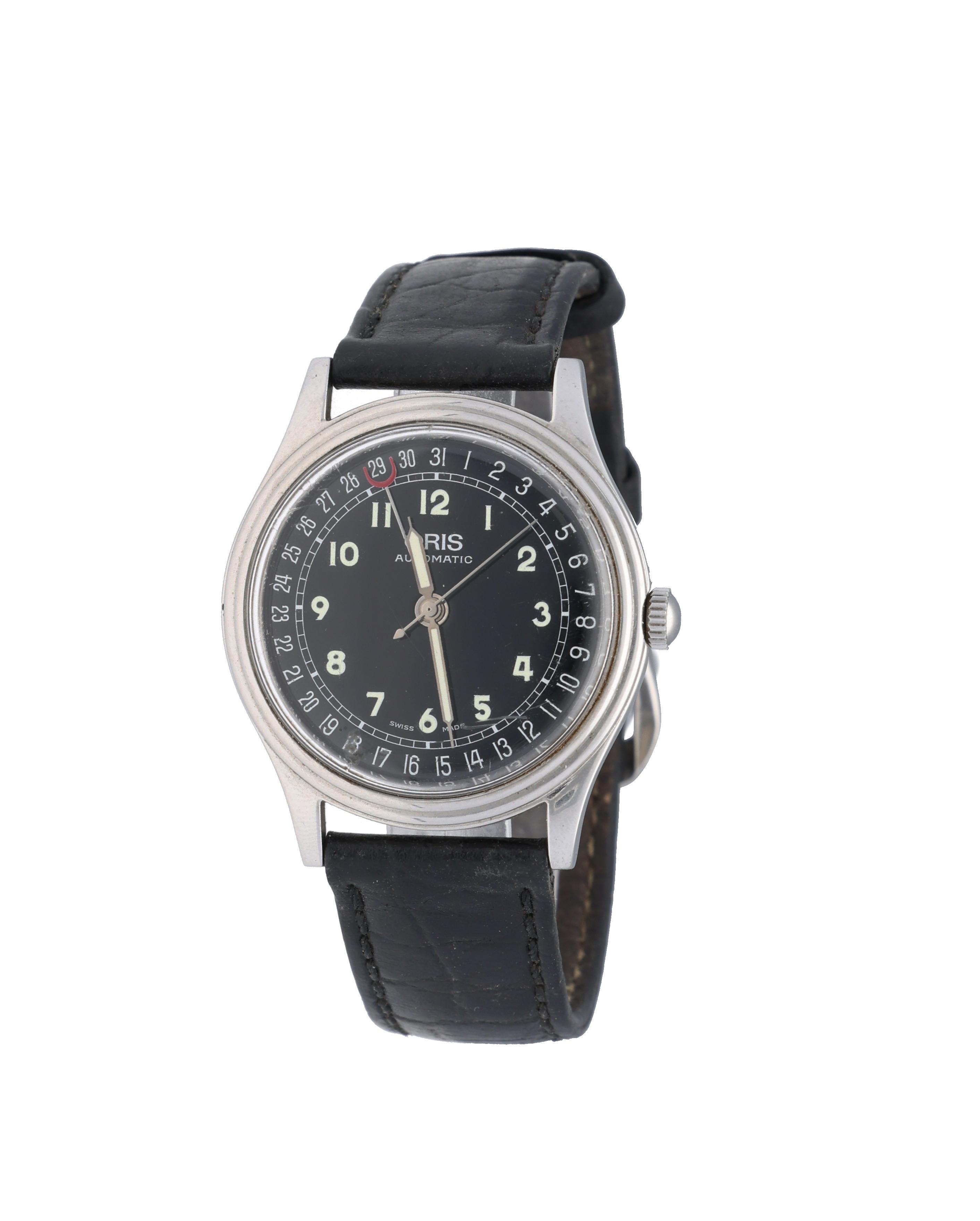Oris Pointer Date 7403-40B Stainless steel Black 1998 Austria