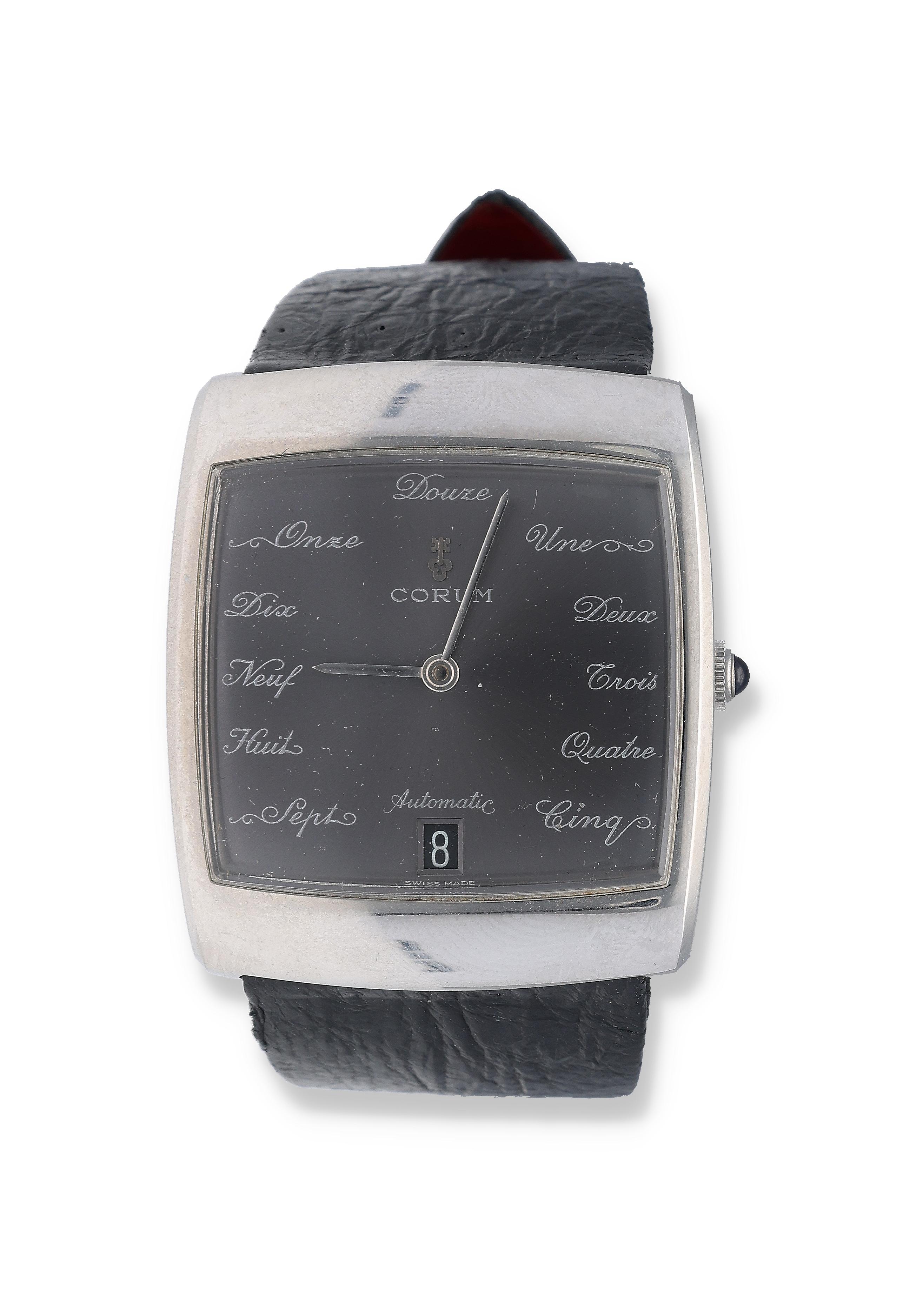 Corum Buckingham 89105 Stainless steel Gray 1980 Austria | Wrist