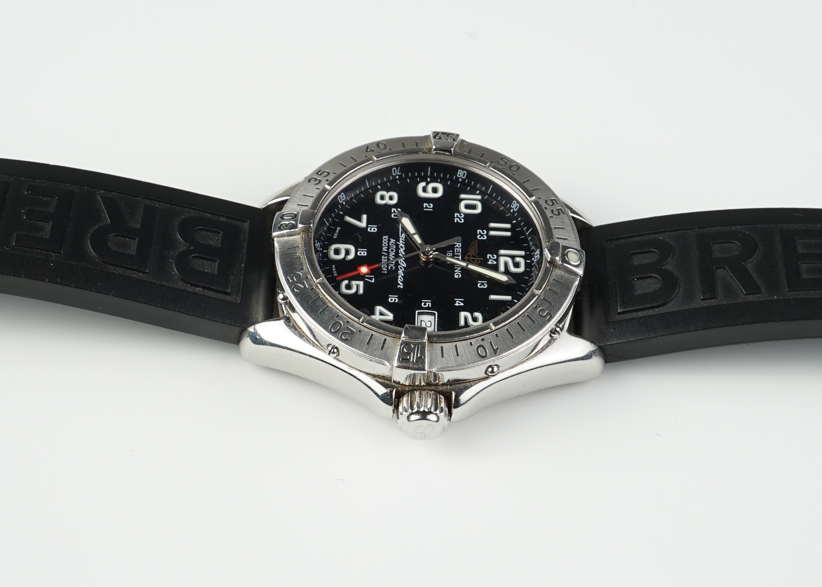 BREITLING SuperOcean 自動巻き腕時計 A17340 黒文字盤 Breitling Superocean A17340 Stainless steel Black 2002