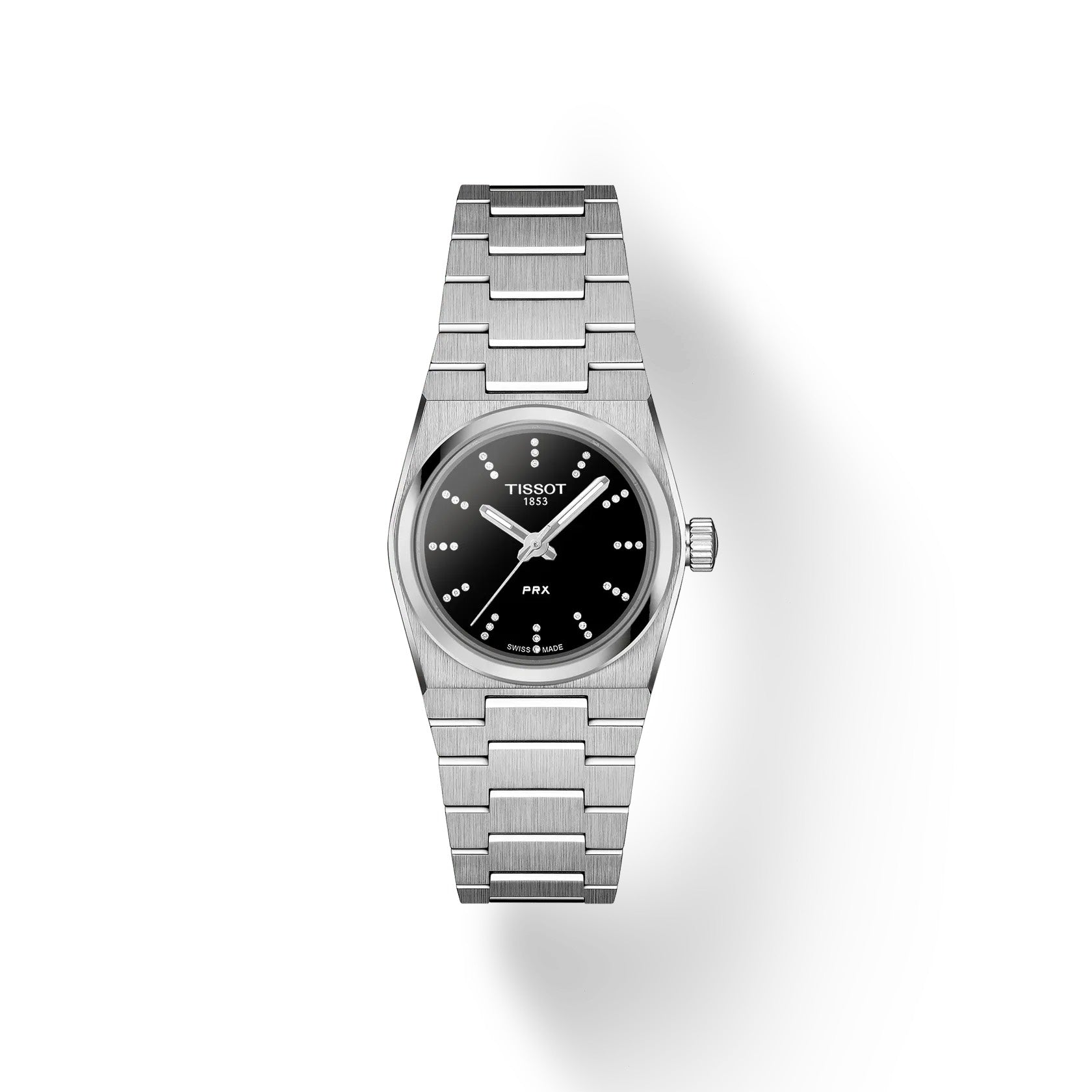 Tissot prx ブラックダイヤル【発送6/30】 New Tissot PRX Quartz Black Dial Rubber Strap Men's Watch
